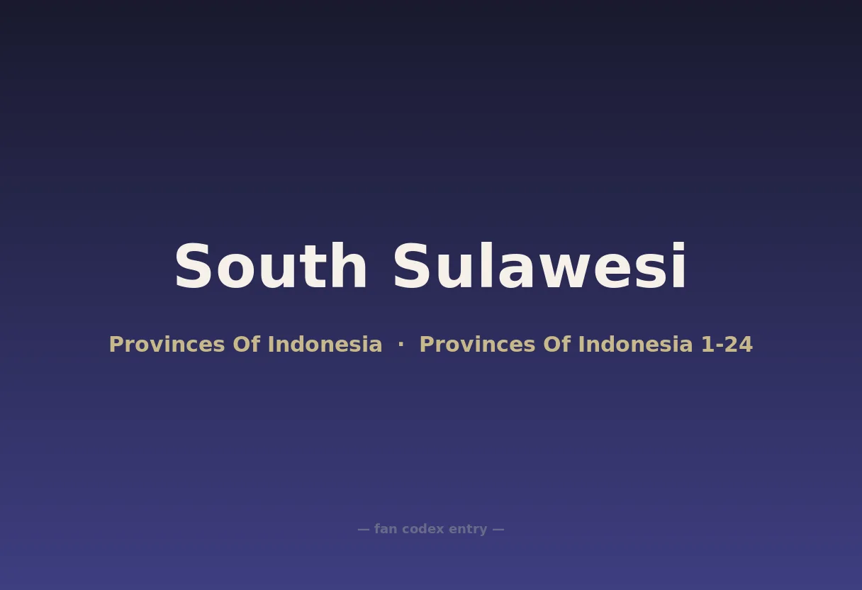 South Sulawesi