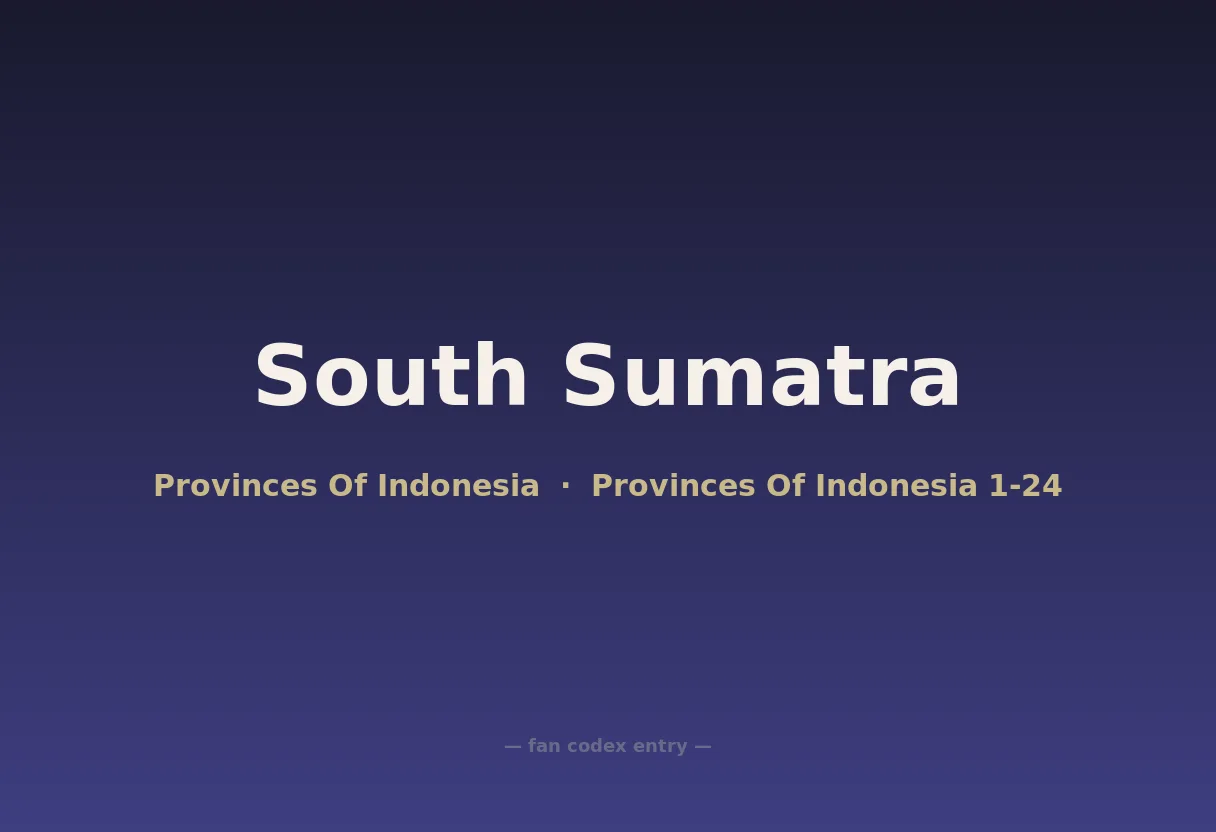 South Sumatra
